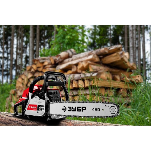 ЗУБР 52 см3, 45 см, бензопила (ПБЦ-М52-45)