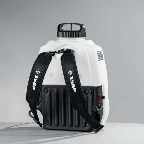 ЗУБР 16 л, колеса, аккумуляторный опрыскиватель (ОПС-16К)