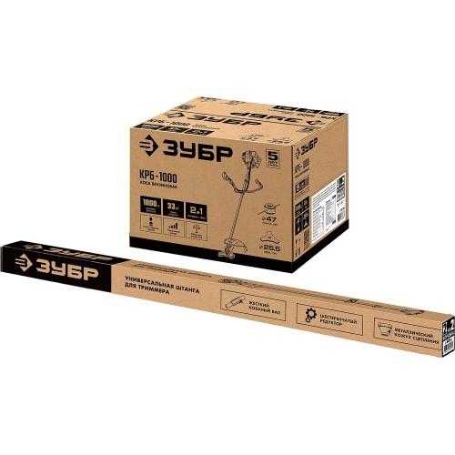 ЗУБР 1 кВт, бензиновый триммер (КРБ-1000)