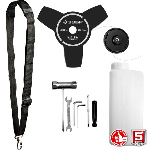 ЗУБР 1 кВт, бензиновый триммер (КРБ-1000)