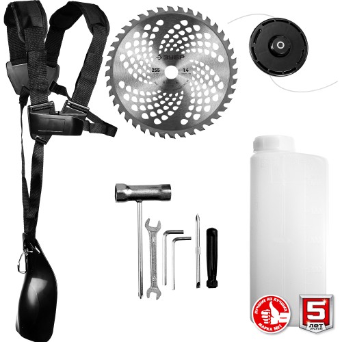 ЗУБР 2.5 кВт, бензиновый триммер (КРБ-2500)