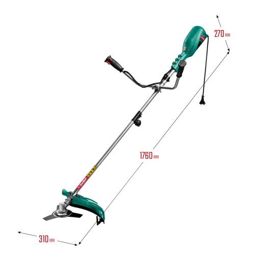 ЗУБР 1700 Вт, ш/с 42 см, сетевой триммер (КСВ-42-1700)
