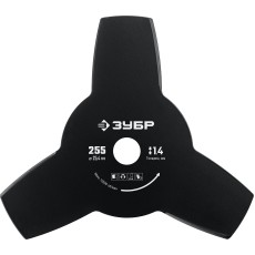 ЗУБР НТ-3, 255 мм, 3T, нож для триммера (71140)