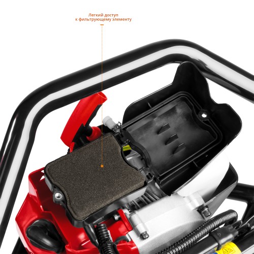 ЗУБР d 60 - 250 мм, 52 см3, 2 оператора, мотобур (бензобур) (МБ2-250)