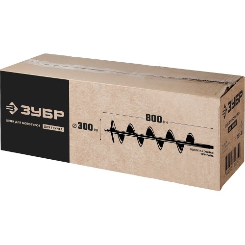 ЗУБР d 300 мм, грунт, шнек для мотобуров (7051-30)