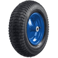 ЗУБР КПВ-1, 6.5″ х 390 мм, для тачки (арт. 39907), стальной диск, подшипник - 16 мм, пневматическое колесо, Профессионал (39902-1)