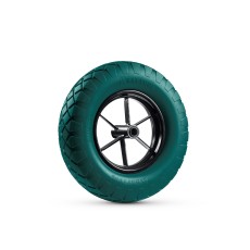 KRAFTOOL MAXDrive на спицевом диске, 4.80/4.00-8 х 380 мм, для тачек (арт. 39860, 39862), подшипник - 20 мм, колесо полиуретановое для тачек (39869)