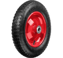 ЗУБР КП-2, 3.25″ х 360 мм, для тачек (арт. 39950 39952), стальной диск, подшипник - 25,4 мм, пневматическое колесо (39955-2)