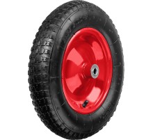 ЗУБР КП-3, 3.25″ х 360 мм, для тачки (арт. 39962), стальной диск, подшипник - 16 мм, пневматическое колесо (39955-3)