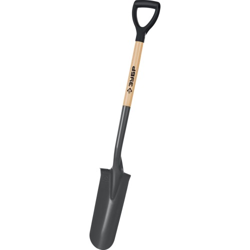 ЗУБР Фаворит, 353х152х1120мм, полотно 1.7мм, закалено, дерев. лакир. черенок высш. сорт с рукояткой, дренажная лопата, ПРОФЕССИОНАЛ (4-39515)