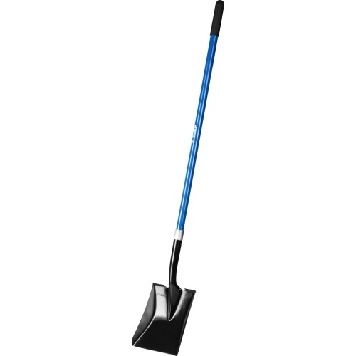 ЗУБР СТАРАТЕЛЬ, 275х215х1500мм, полотно 1.4мм, закалено, фибергласовый черенок с резиновой ручкой, совковая прямоугольная лопата, ПРОФЕССИОНАЛ(395