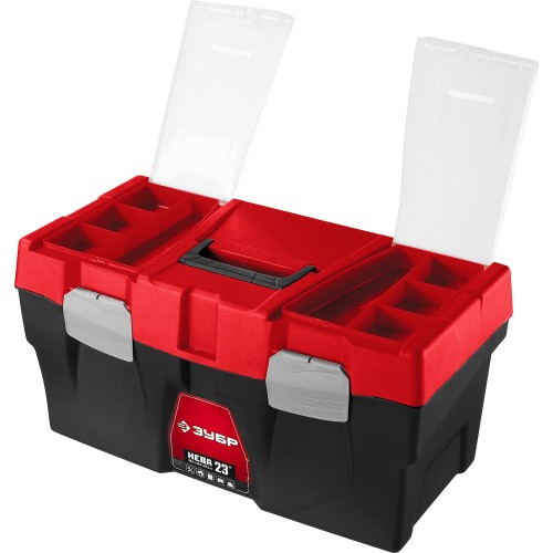 ЗУБР НЕВА-23, 585 х 295 х 295 мм, (23″), пластиковый ящик для инструментов (38323-23)