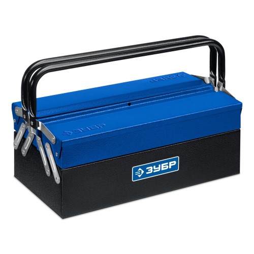 ЗУБР ЯРУС-3/17, 430 х 210 х 155 мм, (17″), Металлический раздвижной ящик для инструментов, Профессионал (38355-17)