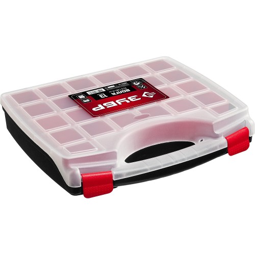 ЗУБР ВОЛГА-13, 325 х 280 х 60 мм, пластиковый органайзер с 13 съемными лотками (38034-13)