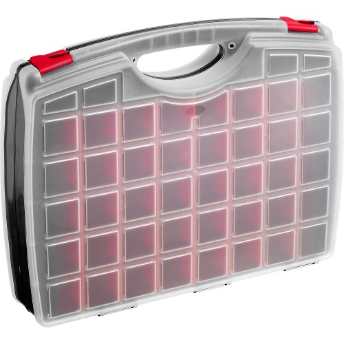 ЗУБР ДОН-80, 425 х 330 х 85 мм, двухсторонний органайзер с 80 ячейками (38036-80)