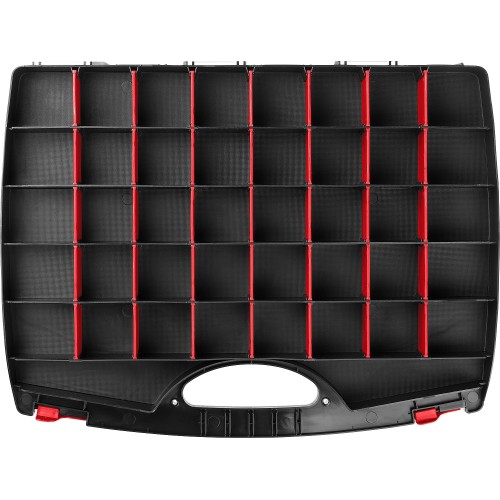 ЗУБР ДОН-80, 425 х 330 х 85 мм, двухсторонний органайзер с 80 ячейками (38036-80)