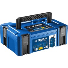 ЗУБР МОДУЛЬ-15, 440 х 310 х 150 мм, (17″), размер L, пластиковый ящик для инструментов, Профессионал (38165-15)