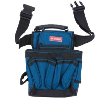 ЗУБР поясной подсумок с 7 карманами и держателем для молотка (38634)