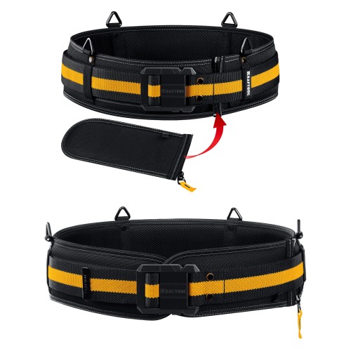 KRAFTOOL KBS-5 в комплекте: пояс монтажника, подтяжки и 3 сумки, пояс монтажника (38760-5)