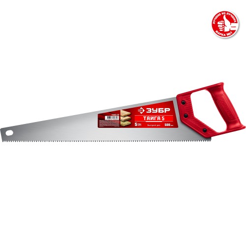 ЗУБР Тайга-5, 500 мм, ножовка для быстрого реза (15083-50)