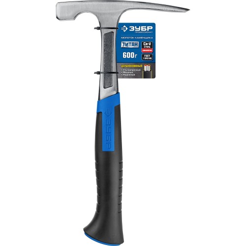 ЗУБР Профессионал 600 г, цельнокованый молоток каменщика (20145-600)