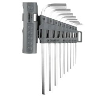 ЗУБР 9 шт, набор длинных имбусовых ключей (2745-3-1)