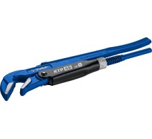 ЗУБР КТР-45, №0, 1/2″, 330 мм, трубный ключ с изогнутыми губками, Профессионал (27337-0)