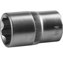 ЗУБР SUPER LOCK, 1/2″, 17 мм, торцовая головка (27725-17)