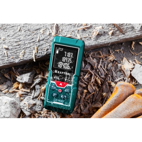 KRAFTOOL LD-100, 5 см - 100 м, лазерный дальномер (34765)