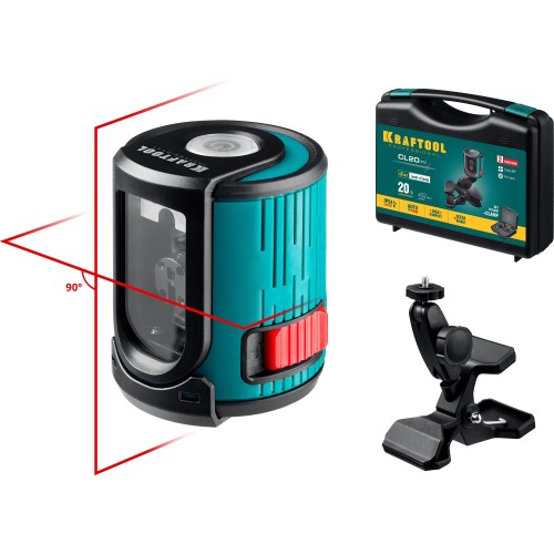 KRAFTOOL CL 20 #5, лазерный нивелир (34700-5)