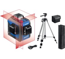 ЗУБР КРЕСТ 3D, №2, 20 - 70 м, лазерный нивелир, Профессионал (34908-2)