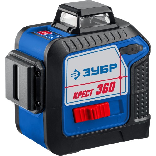 ЗУБР Крест 360, №2, 20 - 70 м, лазерный нивелир, Профессионал (34906-2)