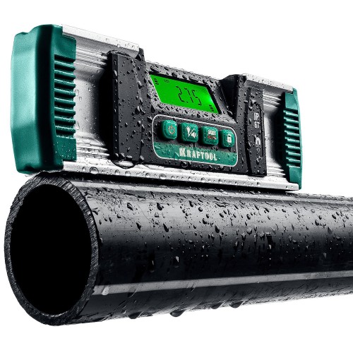 KRAFTOOL EXTREM, 0 - 360°, точность 0.05°, HOLD, IP67, электронный уровень-уклономер (34686)