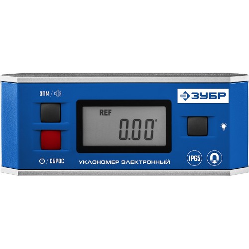 ЗУБР МИНИ, 0 - 90°, ±0.05°, электронный уровень-уклономер, Профессионал (34745)