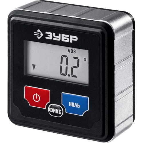 ЗУБР МИКРО, 4 Х 90°, ±0.1, электронный уровень-уклономер, Профессионал (34743)