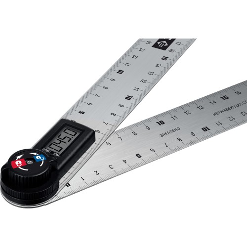 ЗУБР 300 мм, электронный транспортир-угломер, Профессионал (34296)