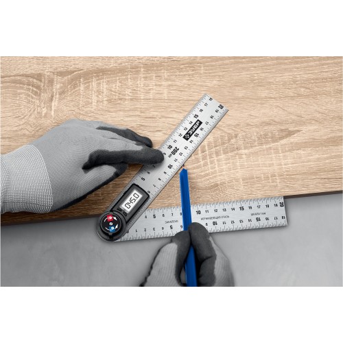 ЗУБР 200 мм, электронный транспортир-угломер, Профессионал (34294)