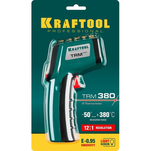 KRAFTOOL TRM-380, -50° +380°С, пирометр инфракрасный (45707-380)