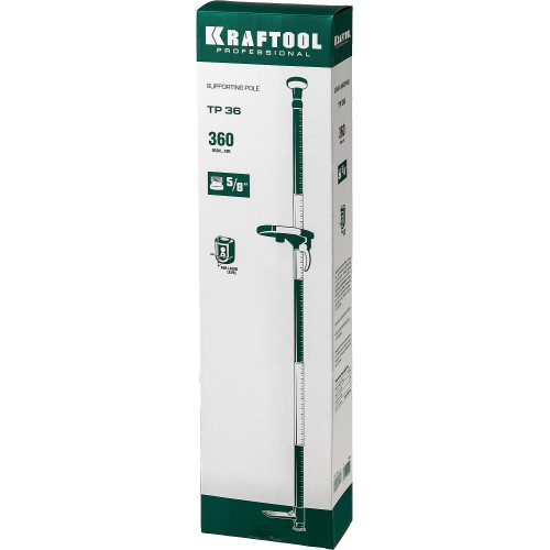 KRAFTOOL ТР 36, элевационная распорная наборная штанга-штатив с треногой (34823)
