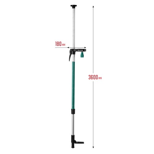 KRAFTOOL ТР 36, элевационная распорная наборная штанга-штатив с треногой (34823)