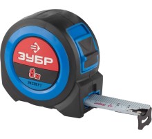 ЗУБР 8 м х 27 мм, рулетка со сверх широким полотном, Профессионал (34059-08-27)