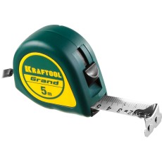 KRAFTOOL Grand, 5 м х 25 мм, рулетка (34022-05-25)