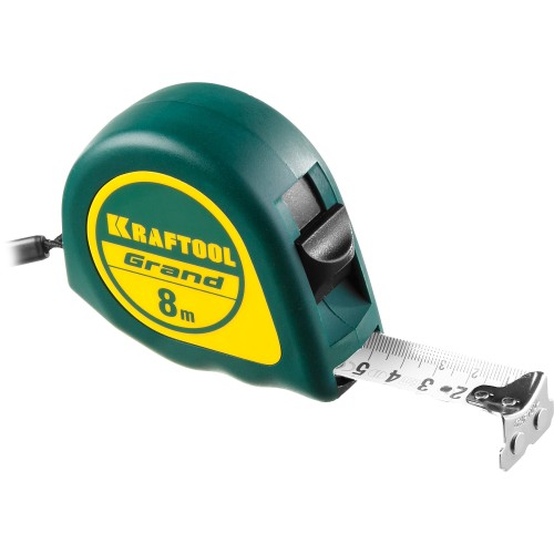 KRAFTOOL Grand, 8 м х 25 мм, рулетка (34022-08-25)