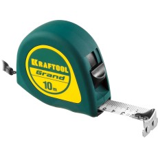 KRAFTOOL Grand, 10 м х 25 мм, рулетка (34022-10-25)