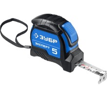 ЗУБР ЭКСПЕРТ, 5 м х 25 мм, рулетка с автостопом, Профессионал (34057-05-25)