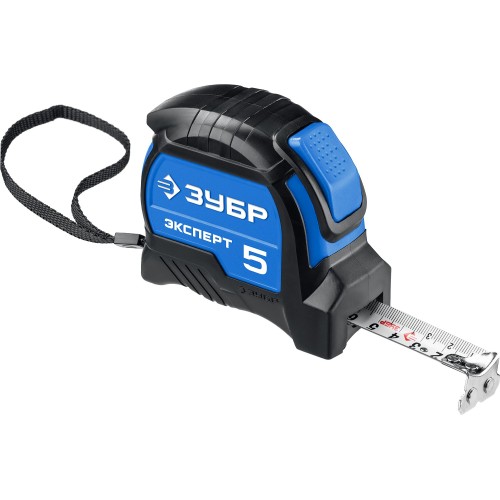 ЗУБР ЭКСПЕРТ, 5 м х 25 мм, рулетка с автостопом, Профессионал (34057-05-25)