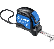 ЗУБР ЭКСПЕРТ, 8 м х 25 мм, рулетка с автостопом, Профессионал (34057-08-25)