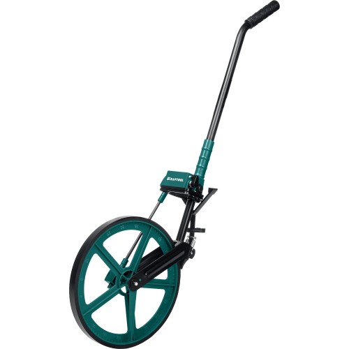 KRAFTOOL 0.1 - 99999.9 м, измерительное колесо (курвиметр) с металлическим шасси и рукояткой (34756)