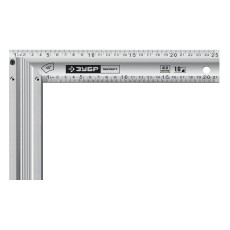 ЗУБР ЭКСПЕРТ 250 мм, жесткий столярный угольник, Профессионал (34392-25)