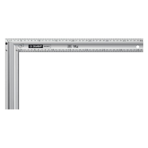 ЗУБР ЭКСПЕРТ 400 мм, жесткий столярный угольник, Профессионал (34392-40)